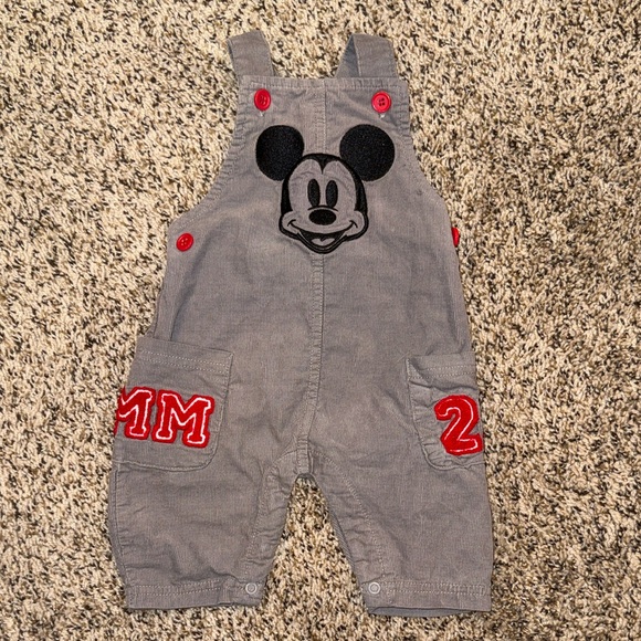 Disney Baby Mickey Mouse Corduroy Overalls - Picture 2 of 7